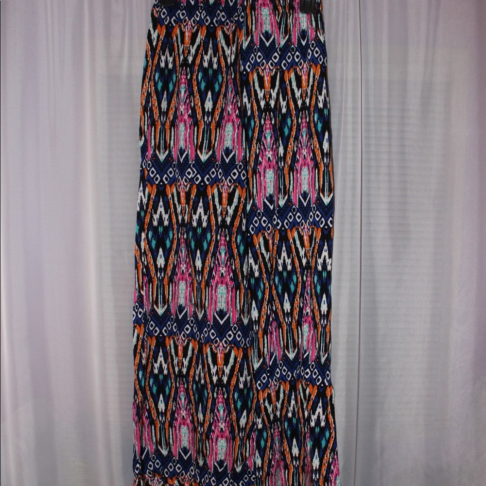 Copper Key Multicolored Wide-leg Summer Pant